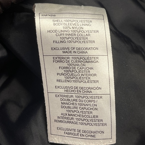 Diesel Men S Camo Quilted Puffer Jacket Hooded Faux Fur Brown Black Fleece Lined - Picture 16 of 16